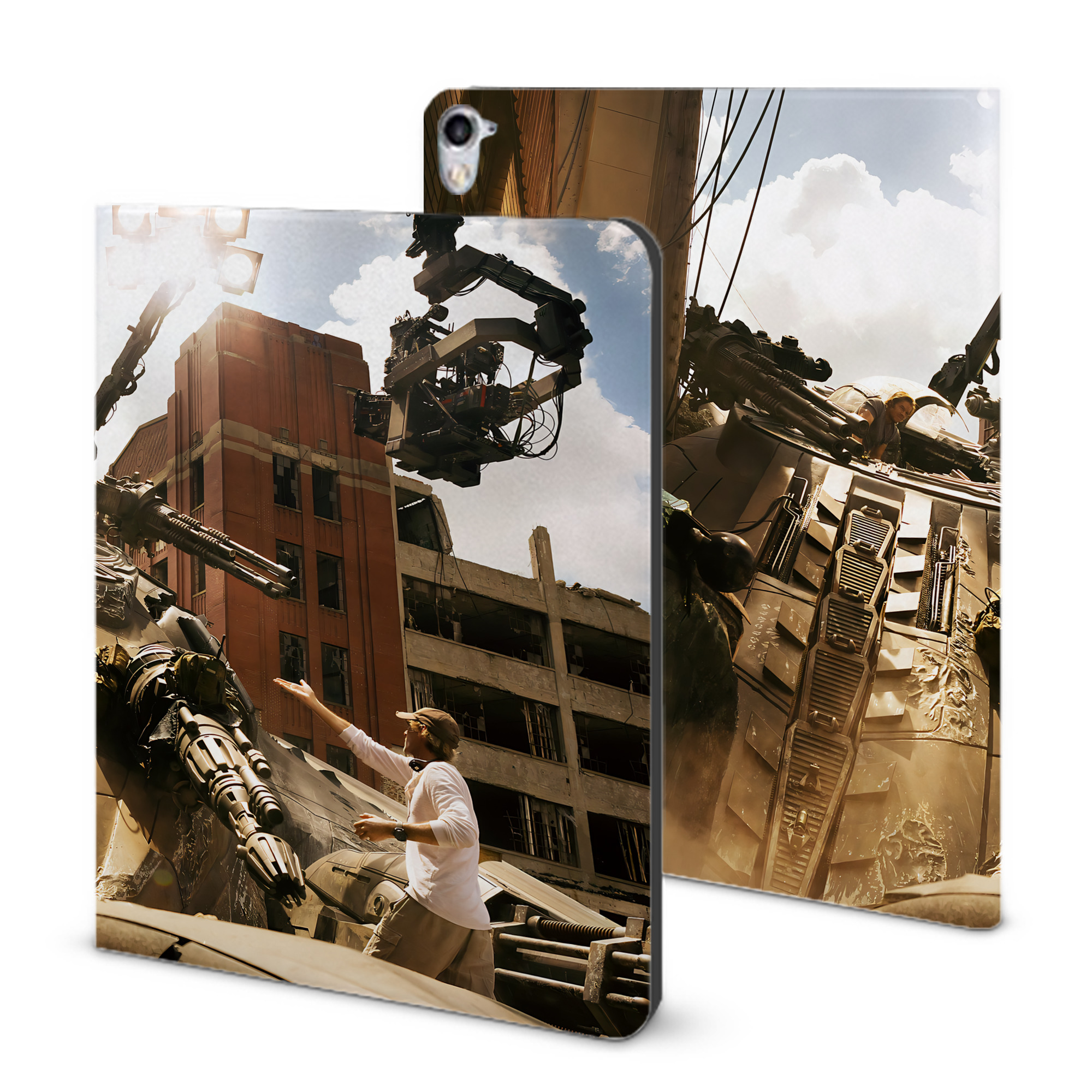 （画像用） Transformers トランスフォーマー IPad ケース ブック型 PUレザー TPU 耐衝撃 軽量 薄型 ペン収納なし 全面保護 IPad 各モデル対応